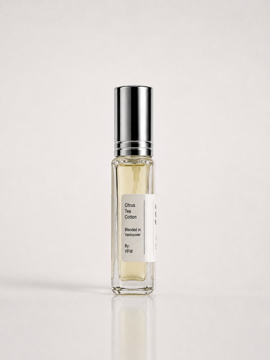 VFW perfume sample bottle alternative view